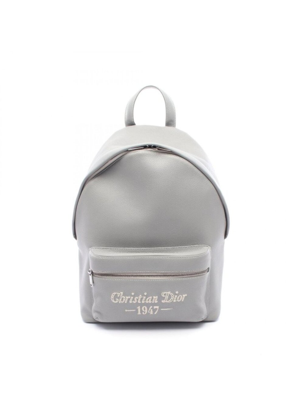 Dior Backpack Rider Gray White Leather